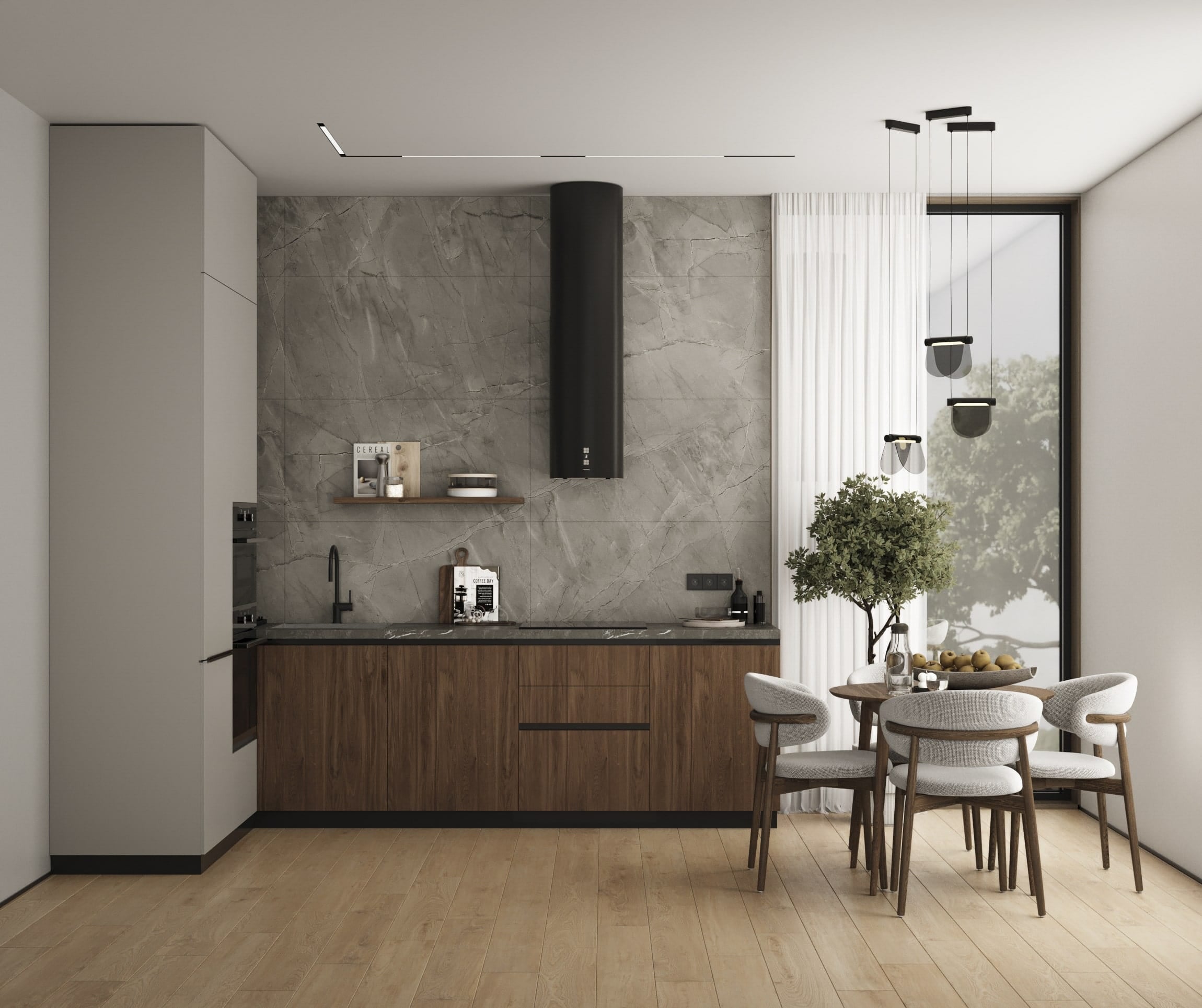 Кухонный гарнитур "Терра" 3 метра с пеналами - фото 1